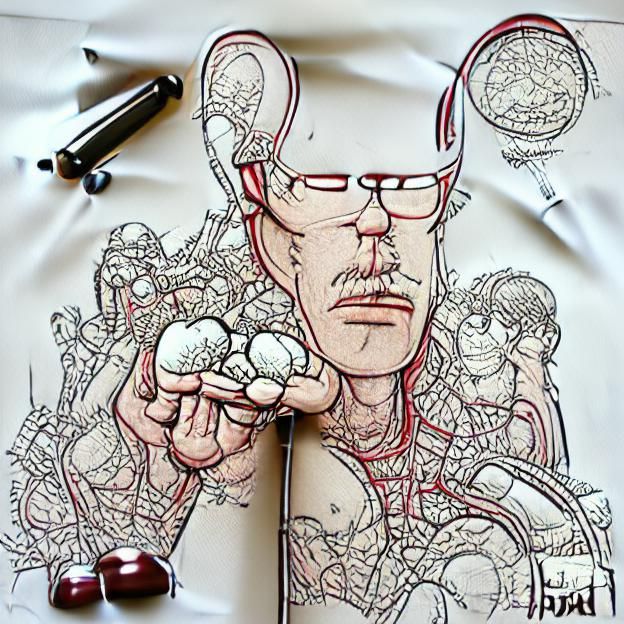 Geoff Darrow Style Detailed Inked Illustration