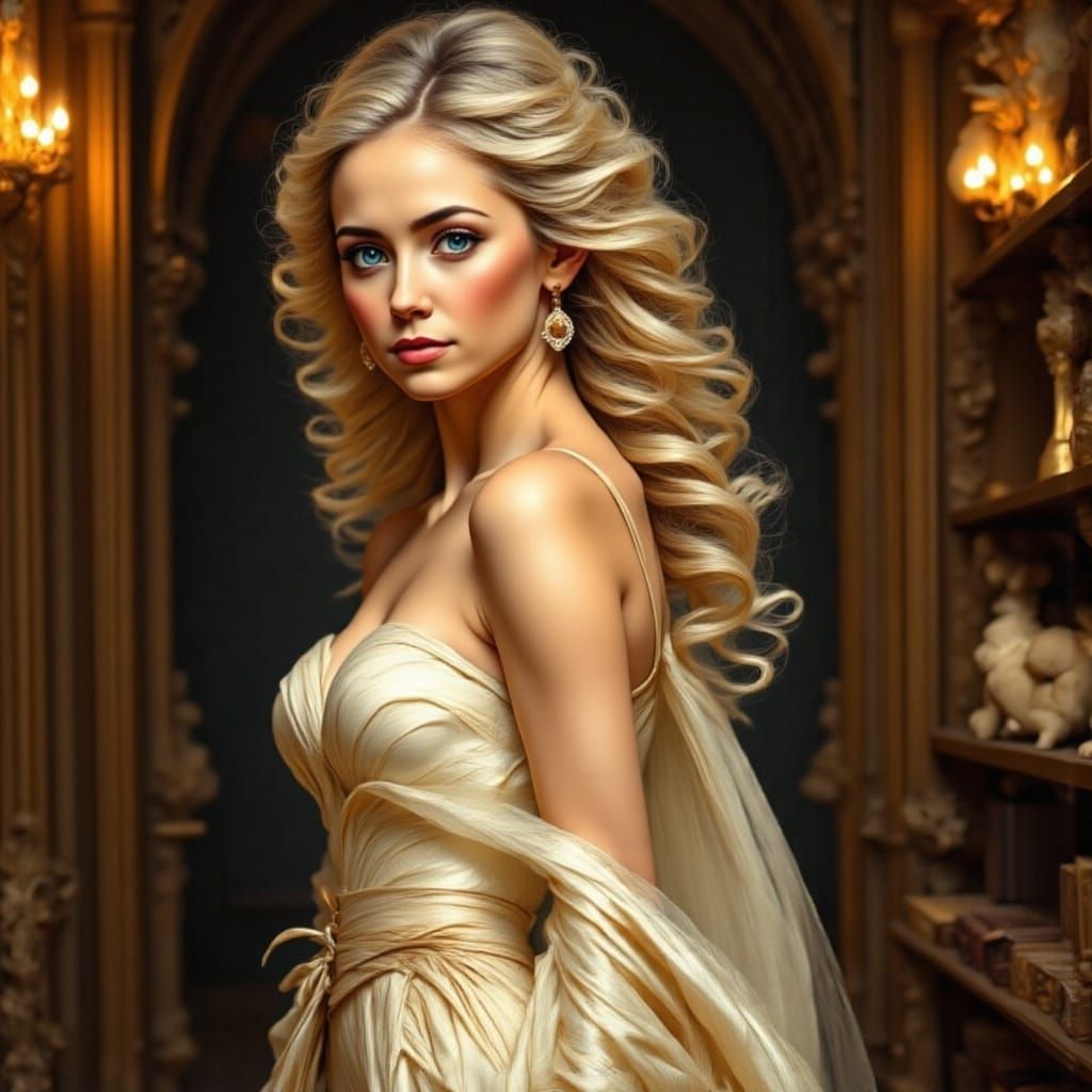 Blonde, beautiful and proud