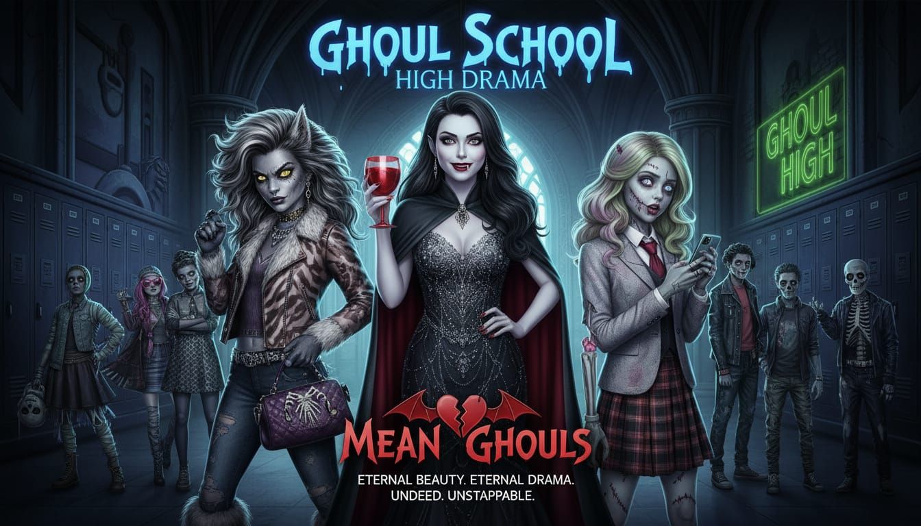 Ghoul School High Drama: Vampire, Werewolf, Zombie Teens