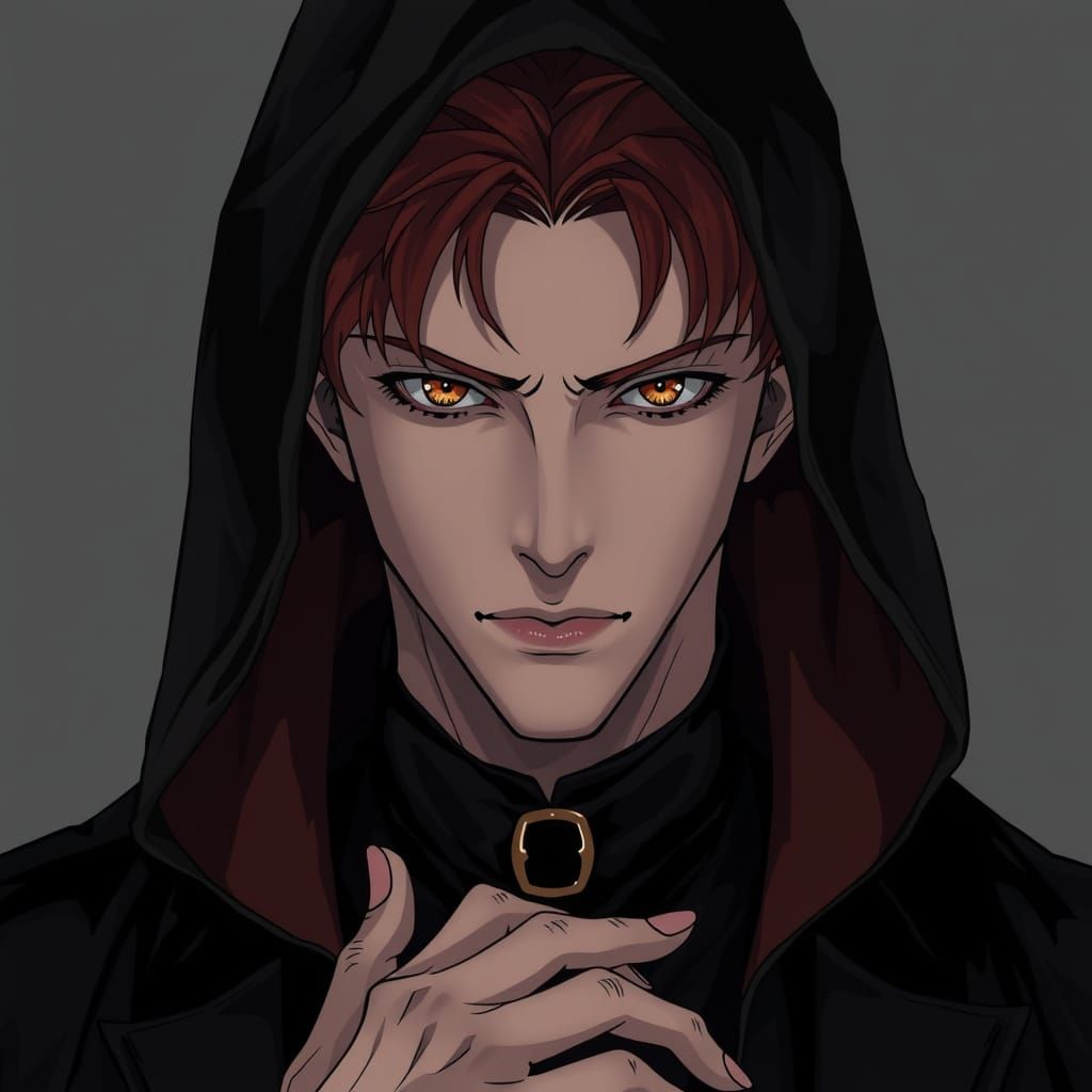 Alistair | In a Dark Hoodie