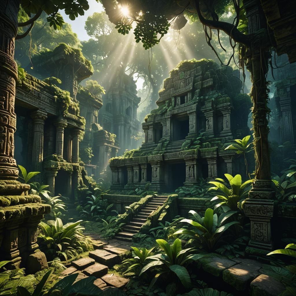 Mayan Ruins: Jungle Overgrowth in Unreal Engine 5