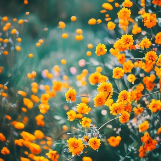 Australia Map Made of Flowers: Photography
