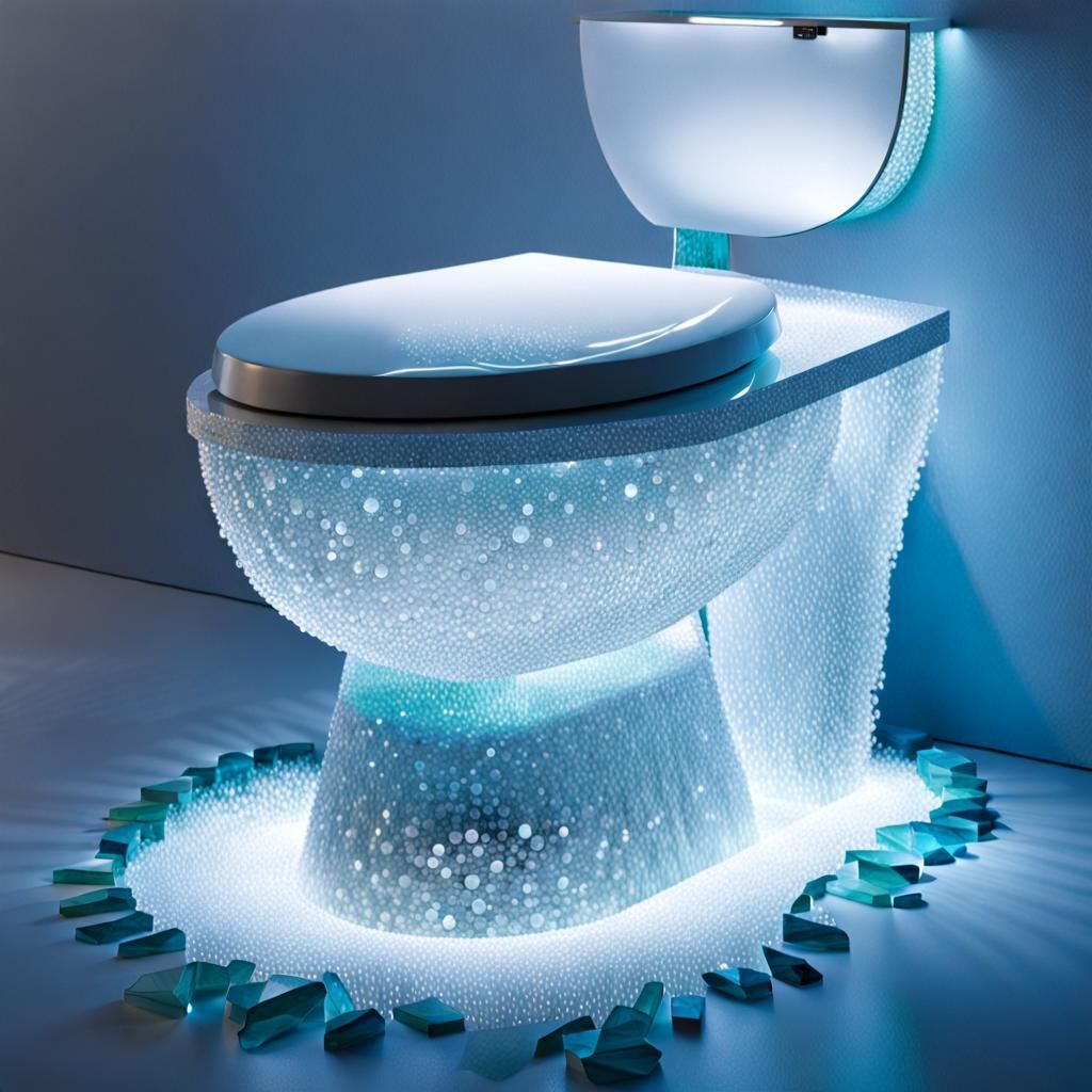 Crystal Toilet Inspired by Luxury Glassware