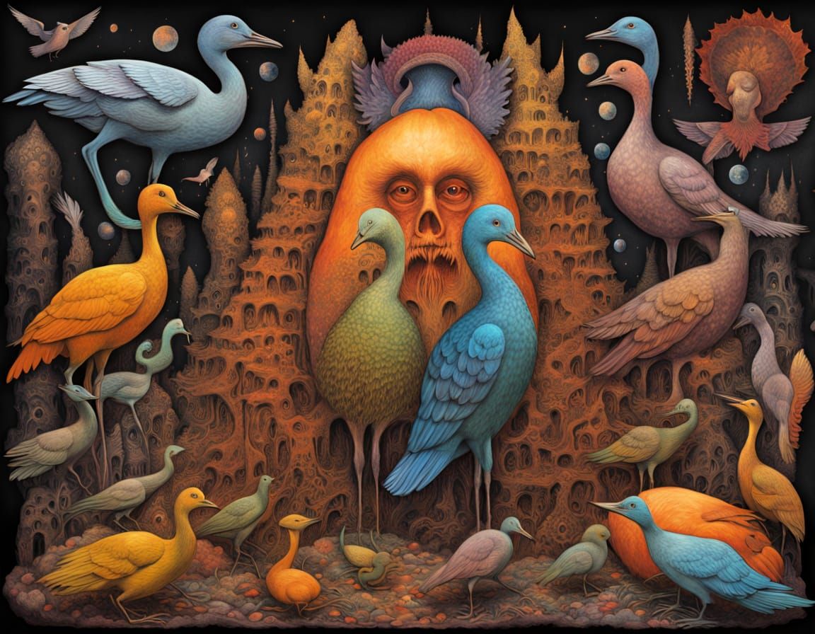 Viking Sips PSL While Fighting Zombie Geese in Tunnel