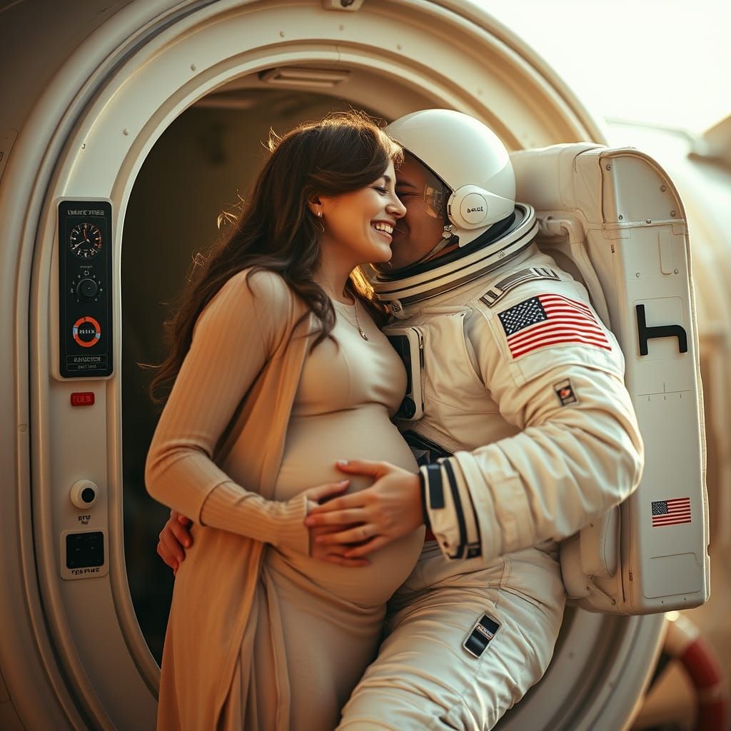 Astronaut Returns Home to a Loving Mother