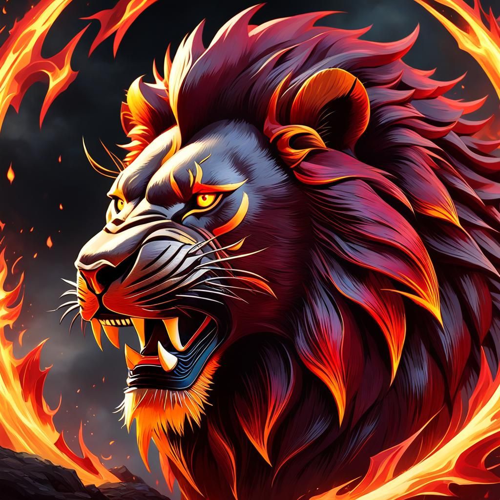 Fire Lion