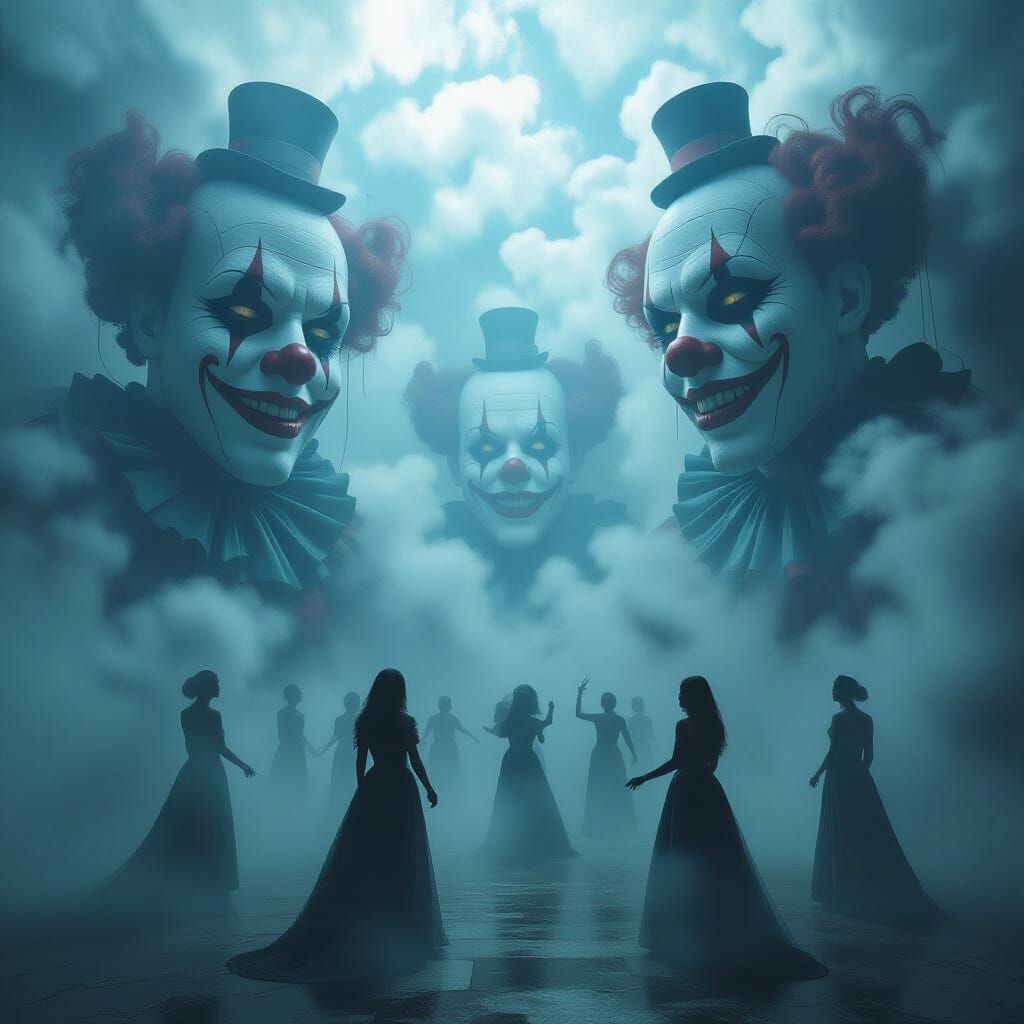 Eerie Circus in a Floating Void