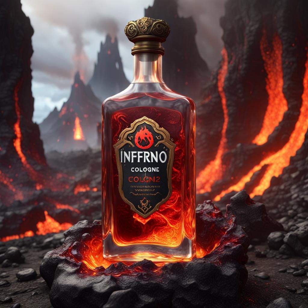 Inferno Cologne: Volcanic Dark Fantasy Concept Art