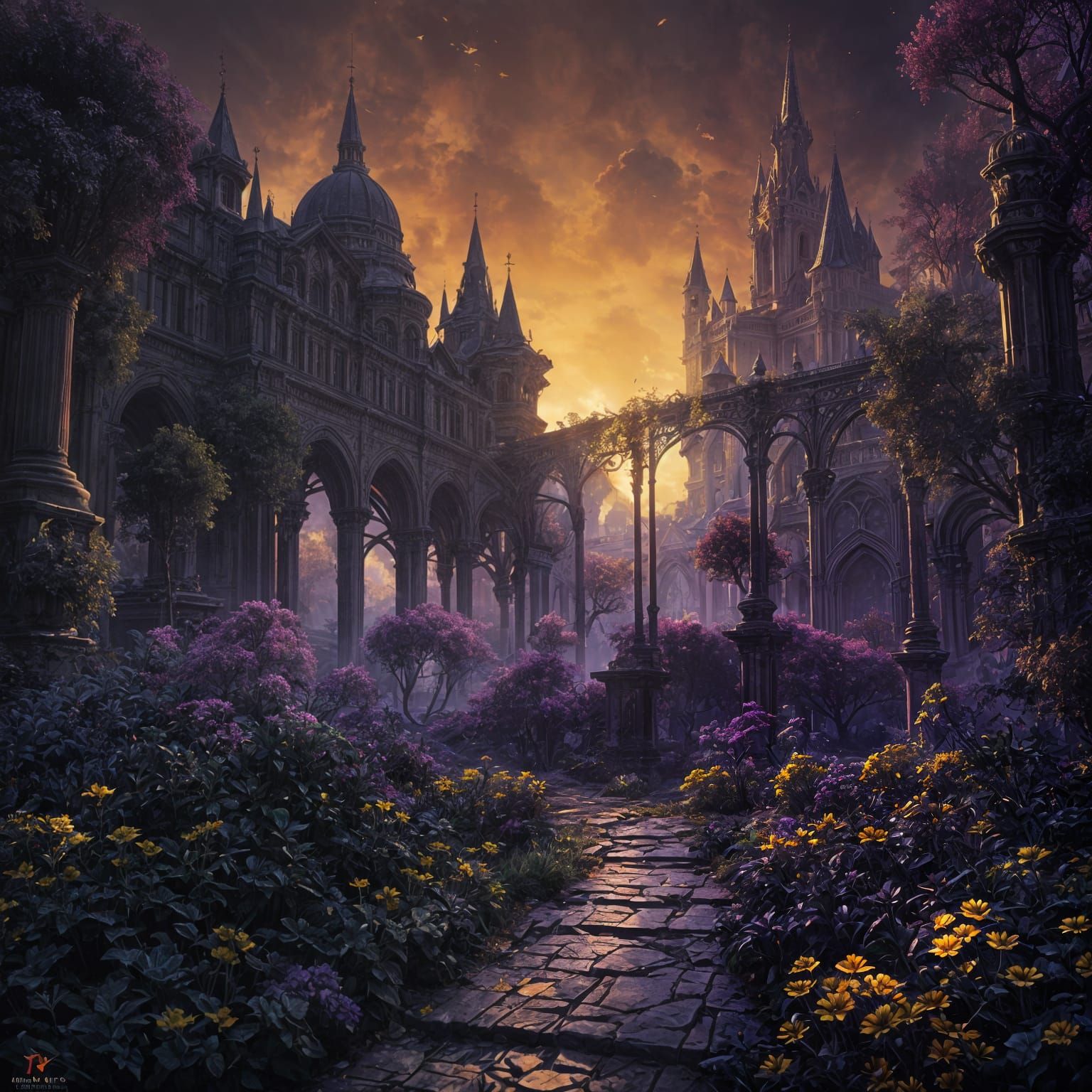 Ethereal Dark Fantasy Masterpiece in Splendid Colors