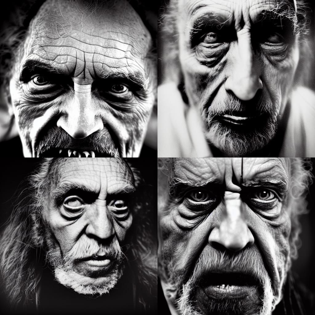 Vampire Portrait in Style of Noted Photographers