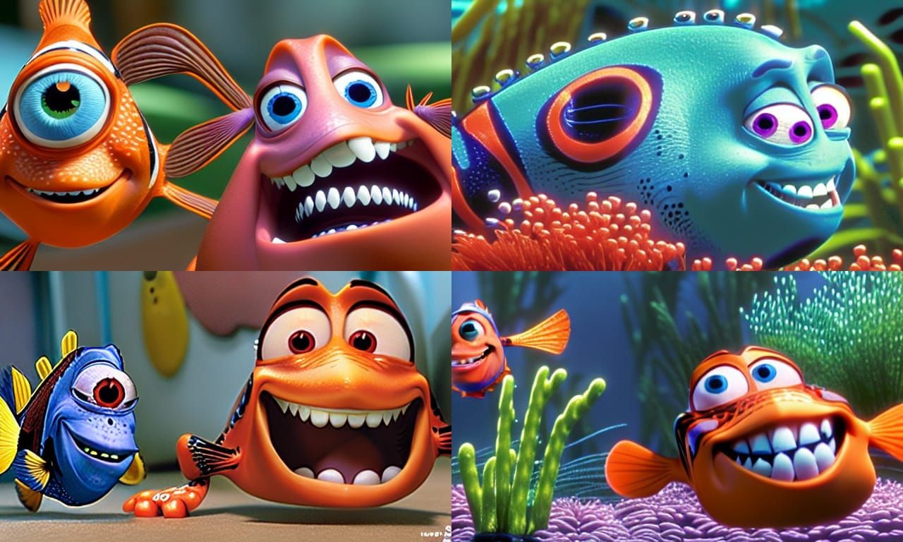 Disney Pixar Mashup: Finding Nemo, Toy Story and More