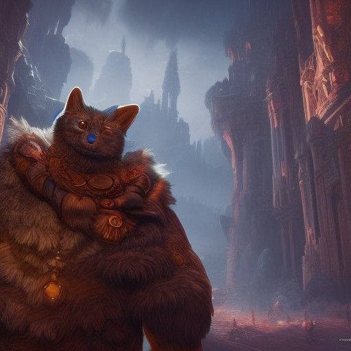 Fantastical Furries in Detailed Digital Painting