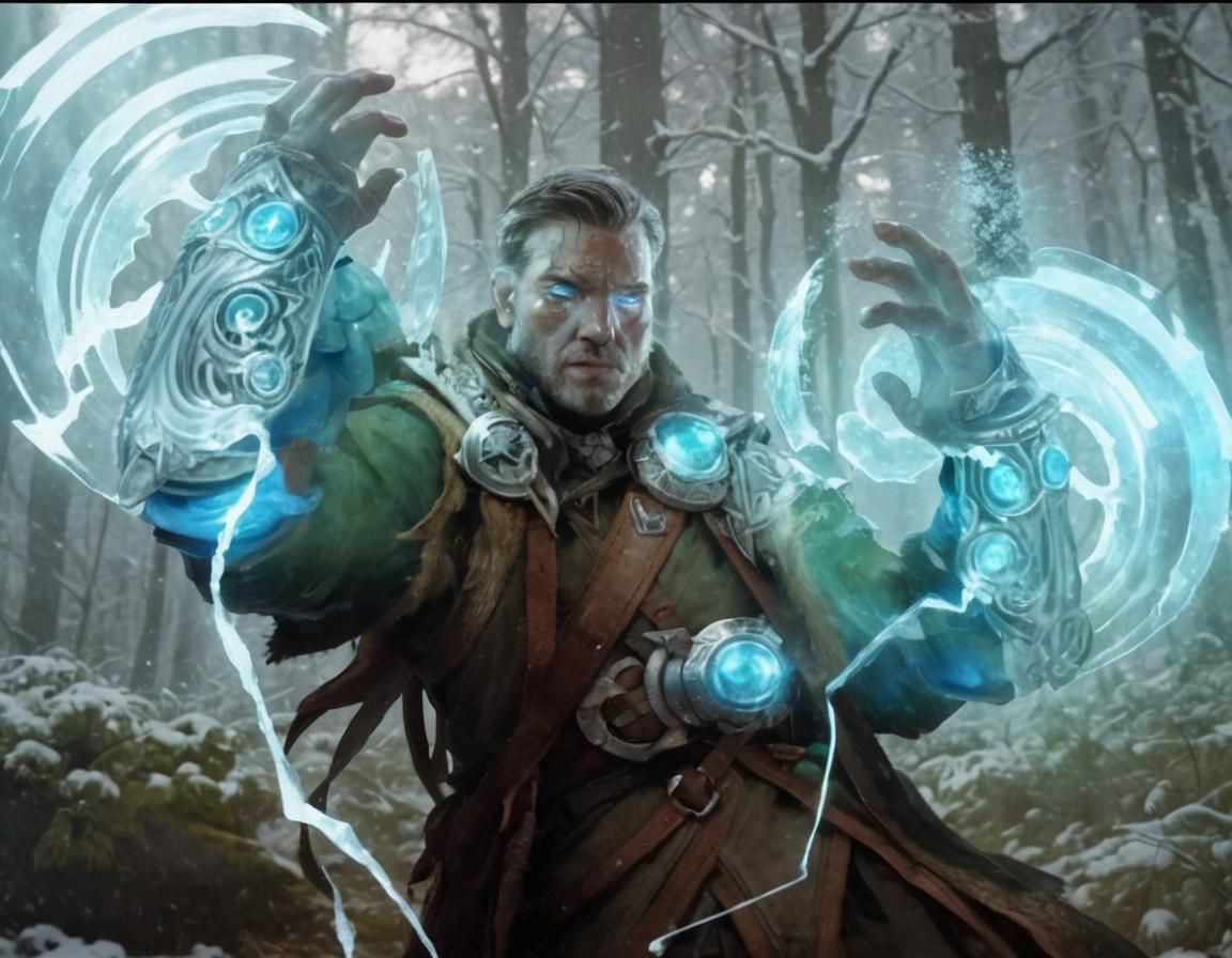 Illusionist Bracer Icy frozen proxy for MTG
