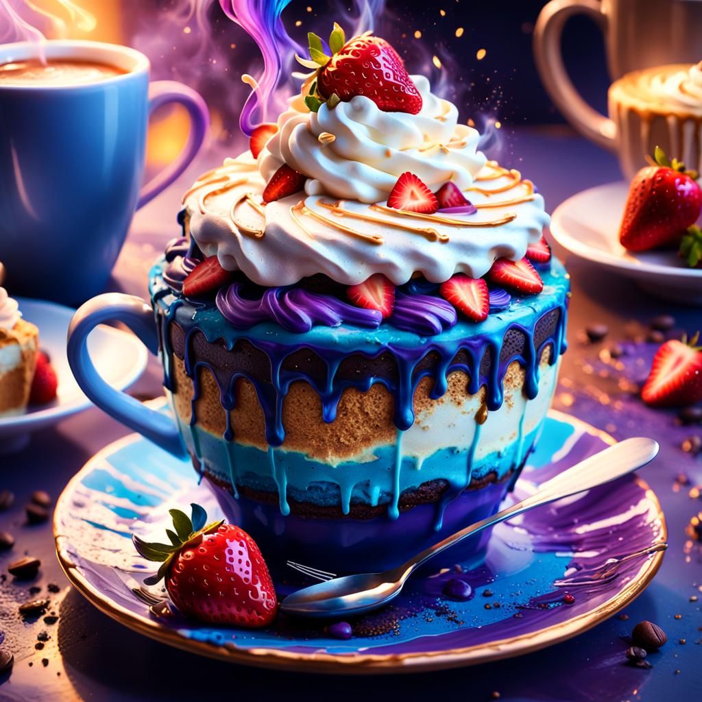 Fantasy Coffee and Cake Concept Art
