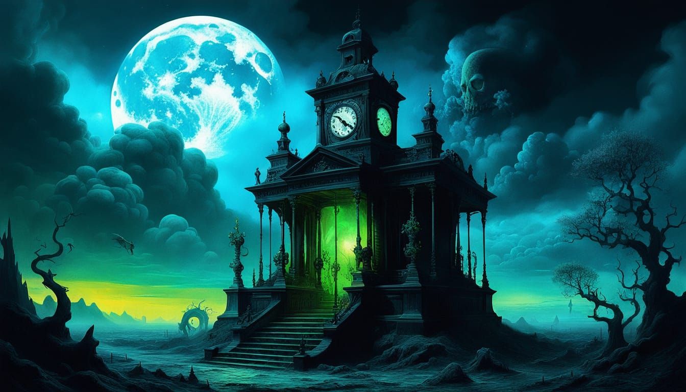 Glowing Scorpions Emerge from Cosmic Clockwork