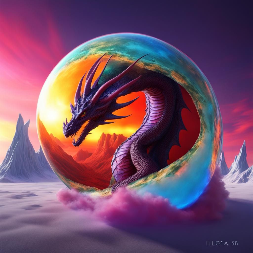 Dragon's Mouth Reveals a Planet in Triadic Colors