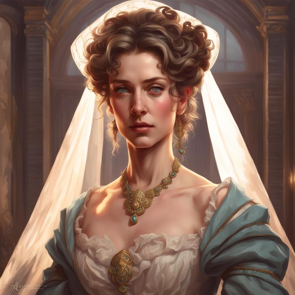 Regency Era Noble Woman Portrait