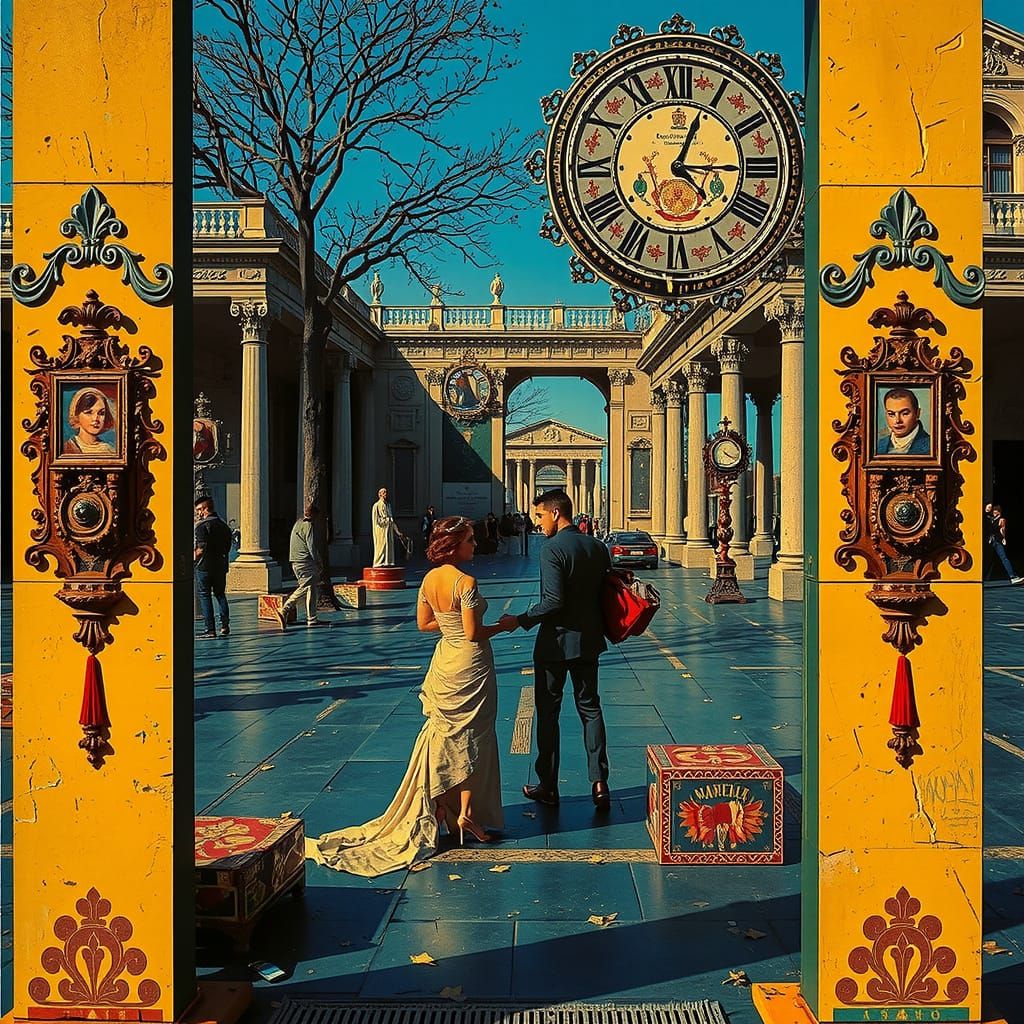 Hyperrealistic Fusion: Romanticism Meets Bizarre Baroque