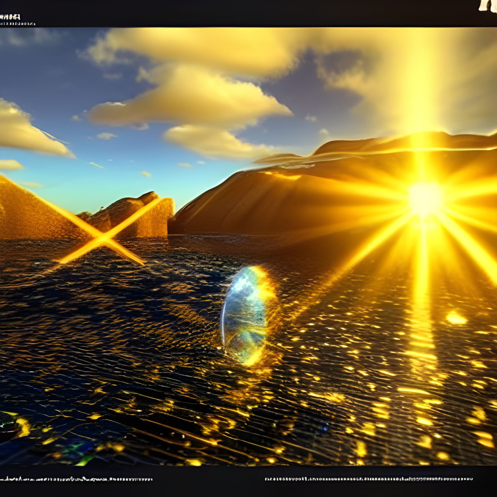 Glass Sea Fantasy in Unreal Engine