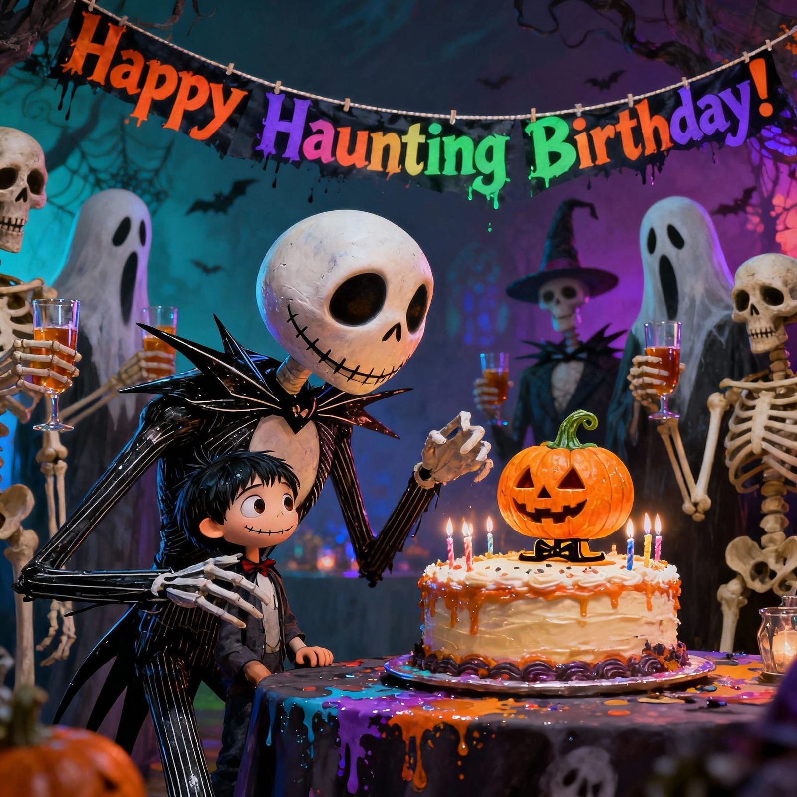 Jack Skellington's Spooky Birthday Bash for His Nephew