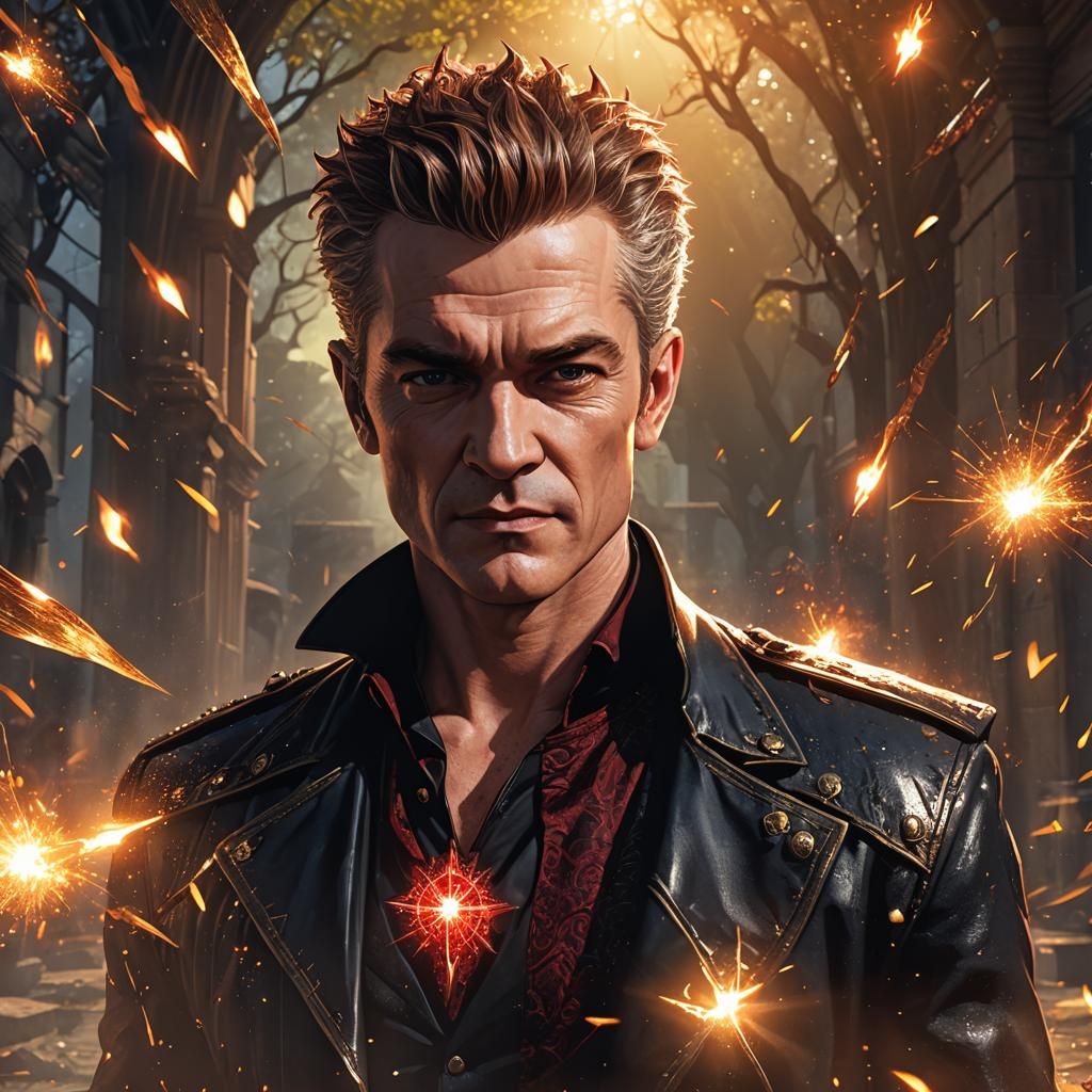 Vampire in Sunlight, Comic Book Style Art