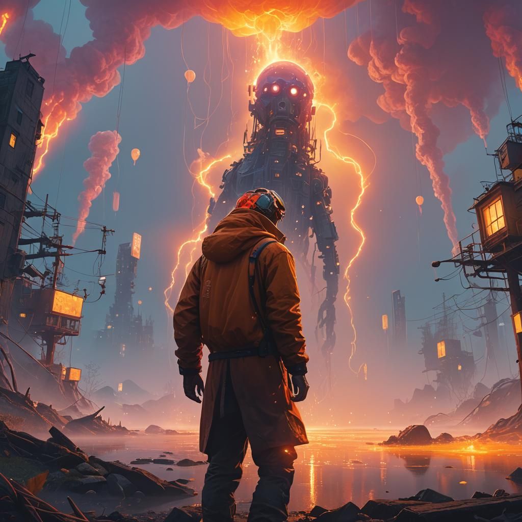 Glowing Soul: A Fantastical Matte Painting