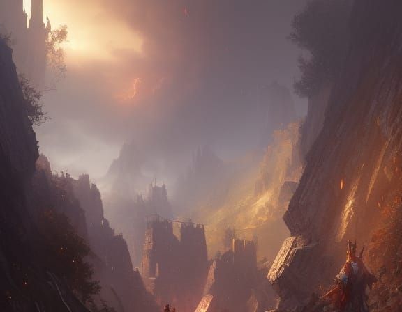 stone hill a masterpiece, 8k resolution, dark fantasy concep...