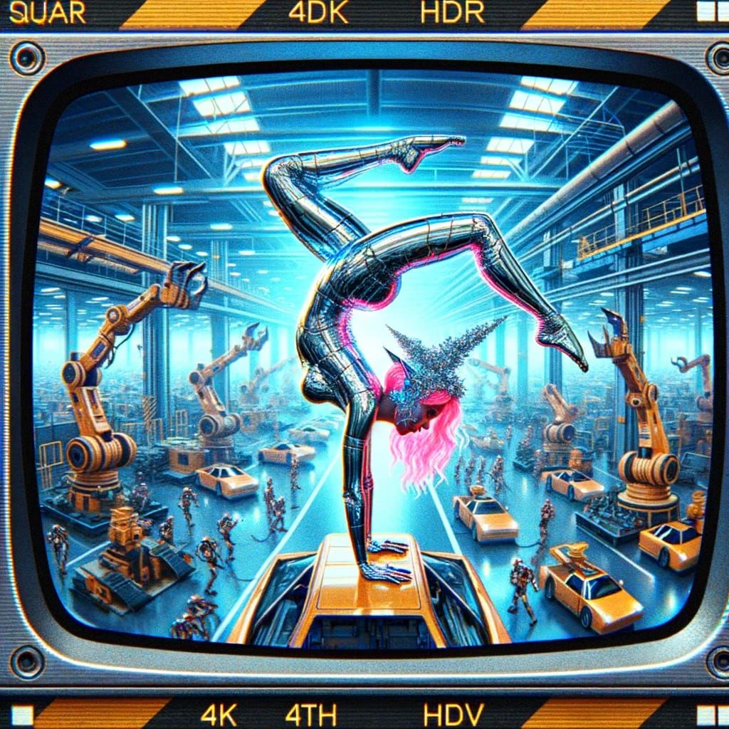 Single Dancer in Motion