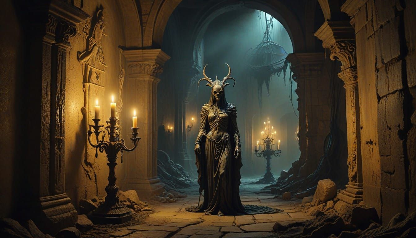 Surreal Cryptid Encounters in a Melting Dali-Esque World