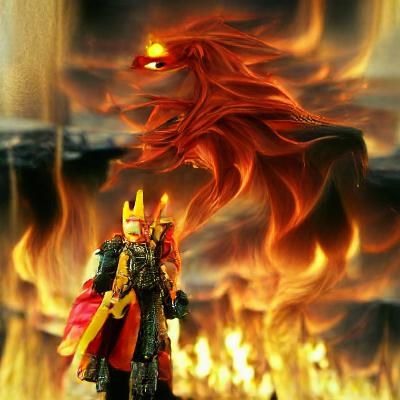 Majestic Lord of Fire Concept Art