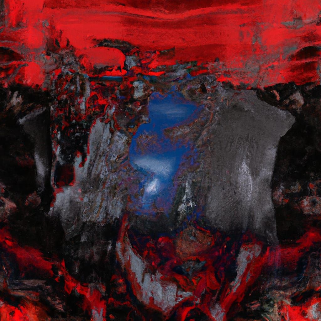 Loab abstract by DALLE