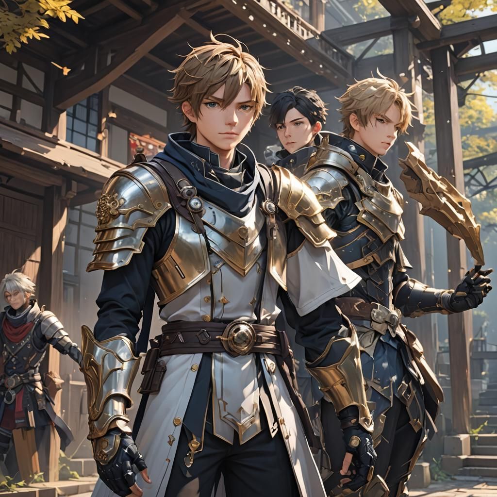 Anime-Style Character Art Inspired by WLOP in 3D