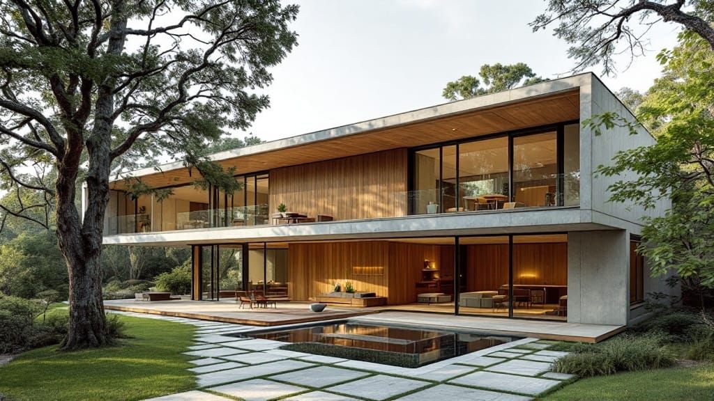 Organic Minimalist Shipping Container House by Wright and An...