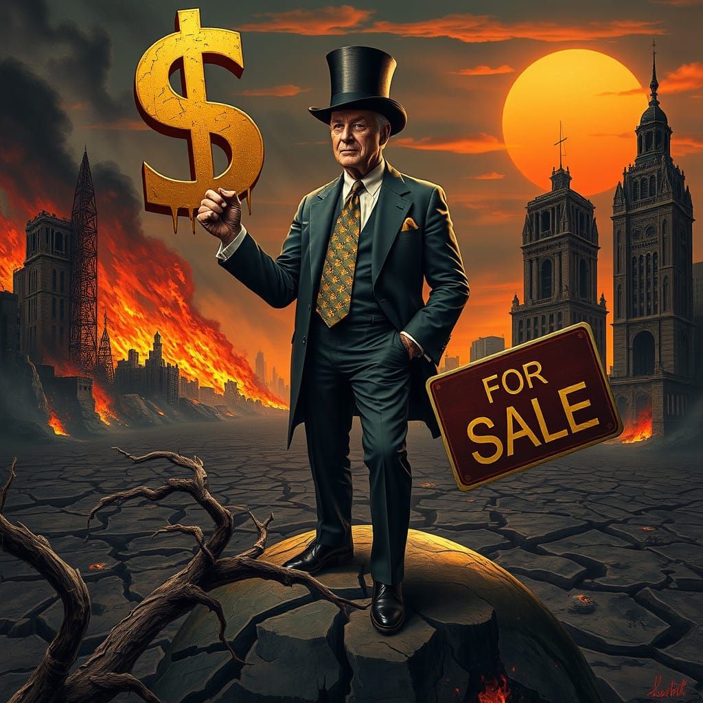 Corrupt Politician Destroys the Earth for Gold