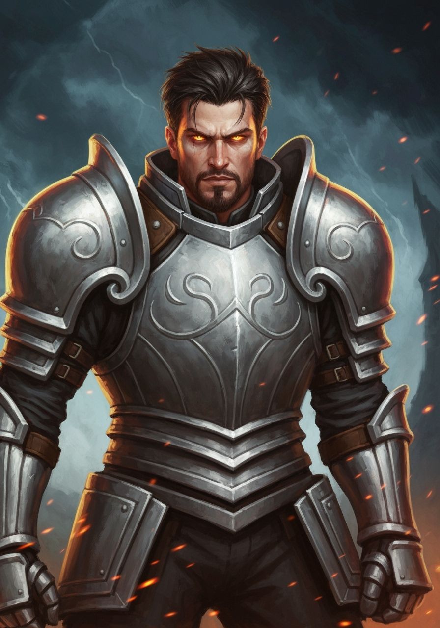 Fierce Worgen Warrior in Stormy Gilneas, Expressive Art