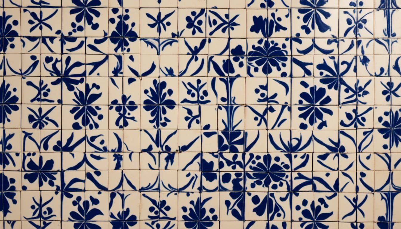 Hyper-Realistic Azulejo Tile Design
