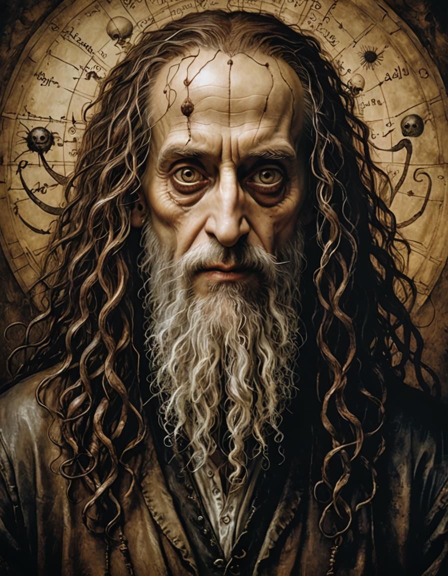 Surreal Portrait in the Style of Masters