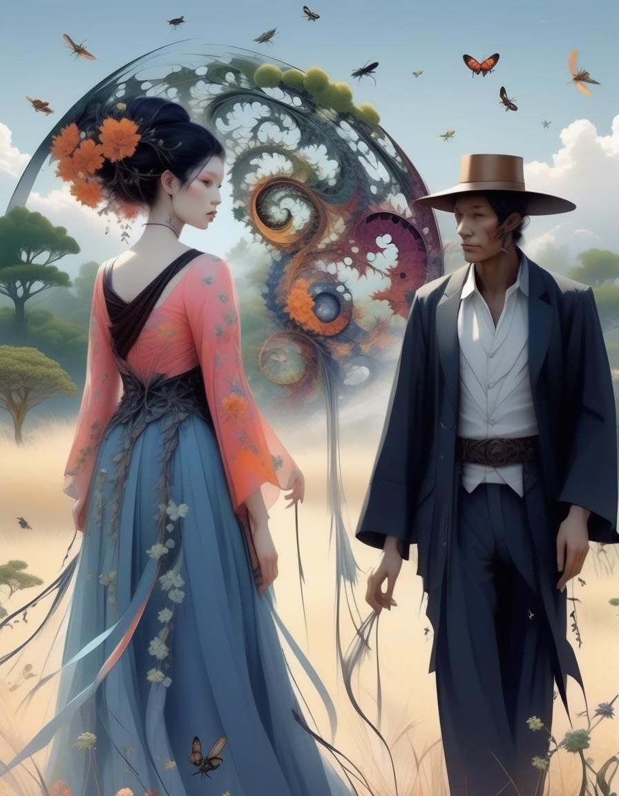 Entangled Bank: Fractal Expressionist Ecosystem