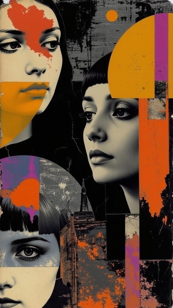 Iridescent Bohemian Masks in German Expressionist Style