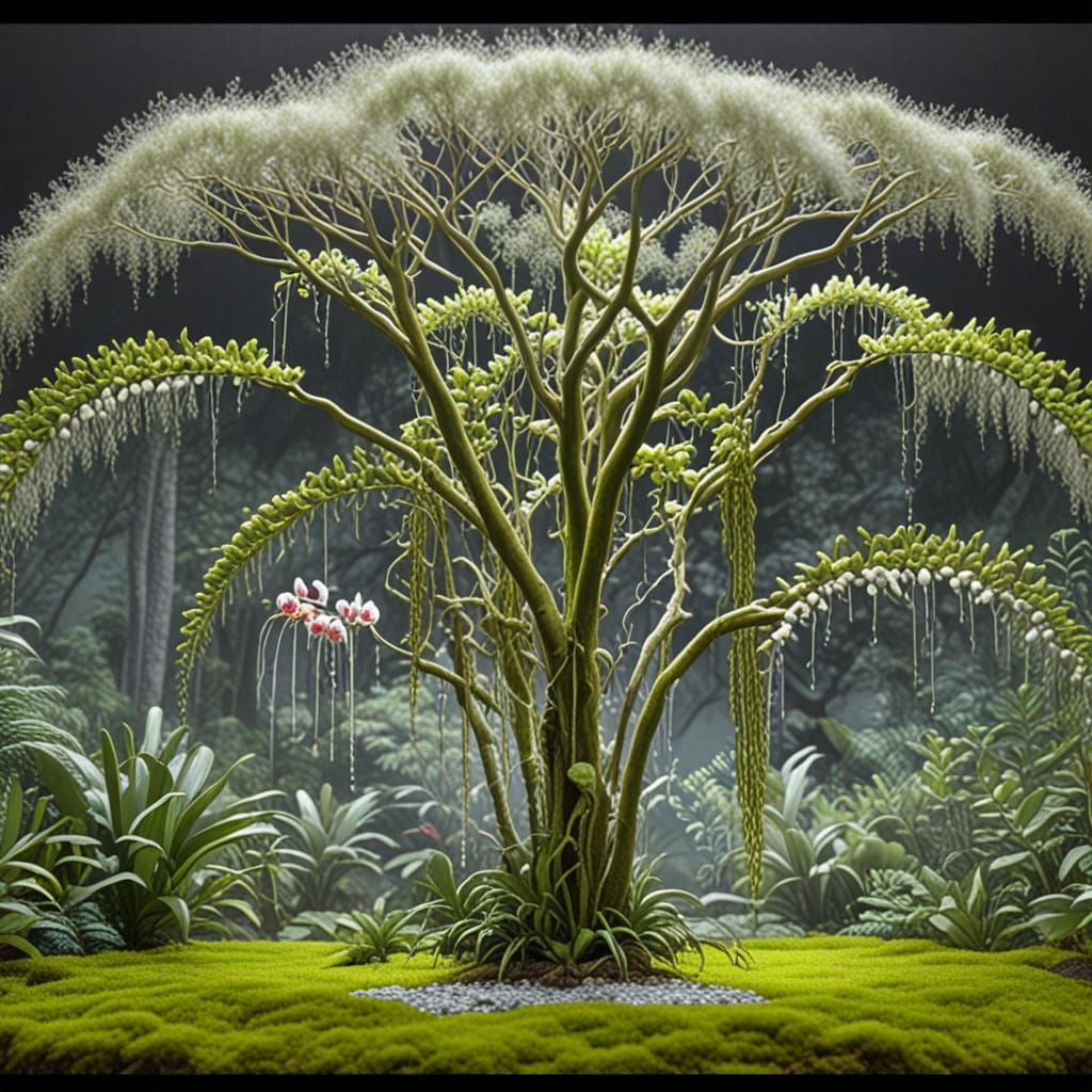 Vibrant Rainforest Landscape in Photorealistic Detail