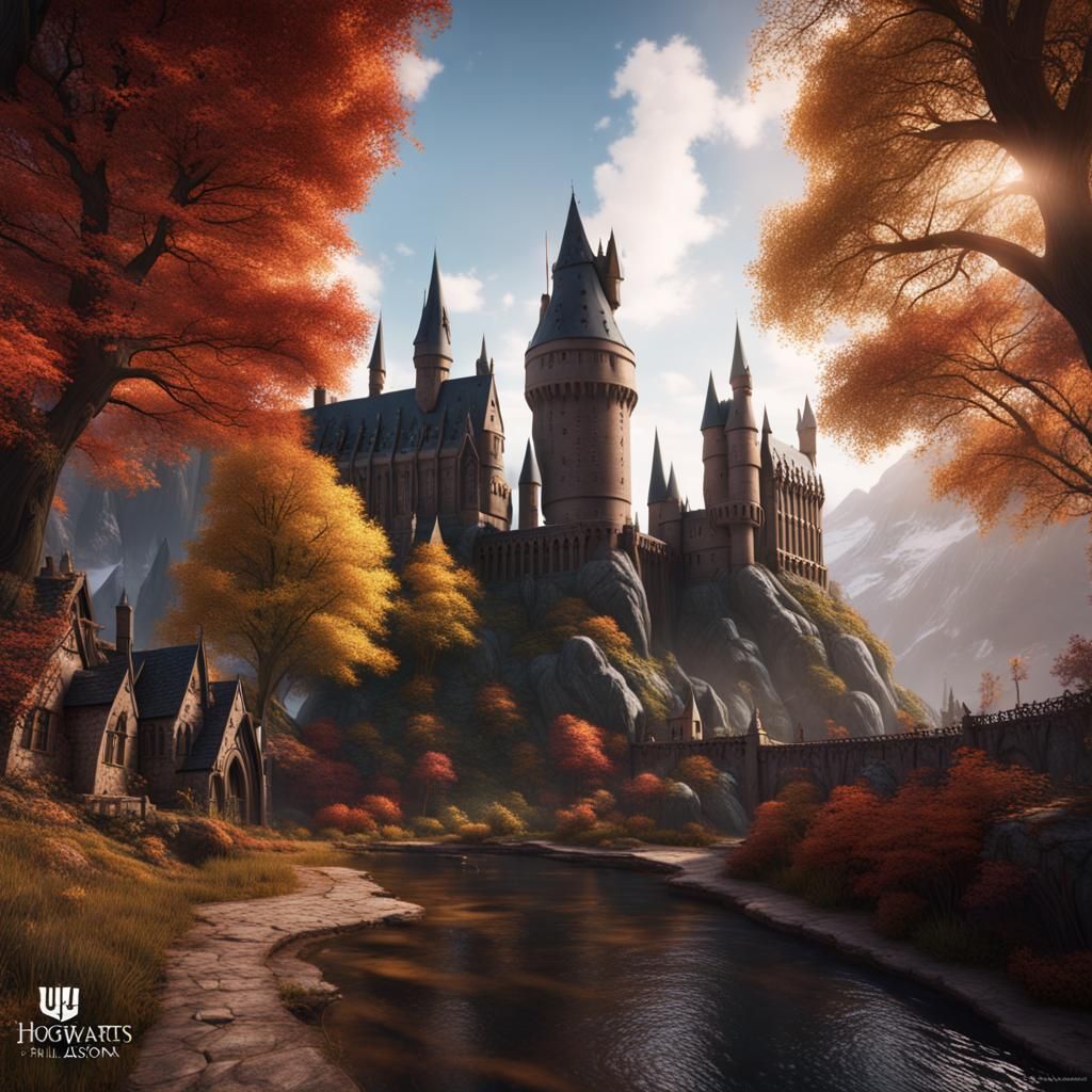 Hogwarts Through the Seasons: Fantasy Concept Art