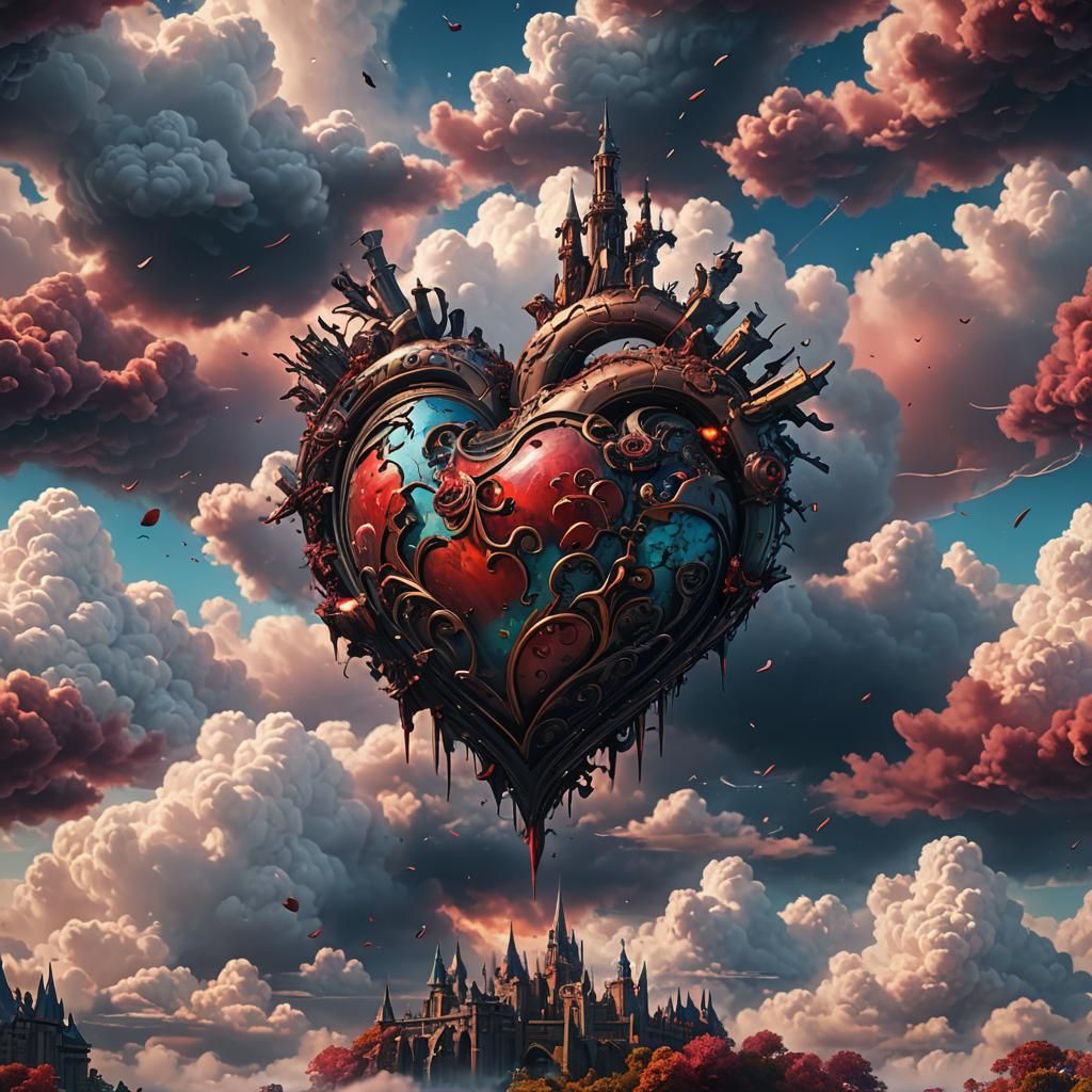 Heart Cloud: Detailed Matte Painting in 8K