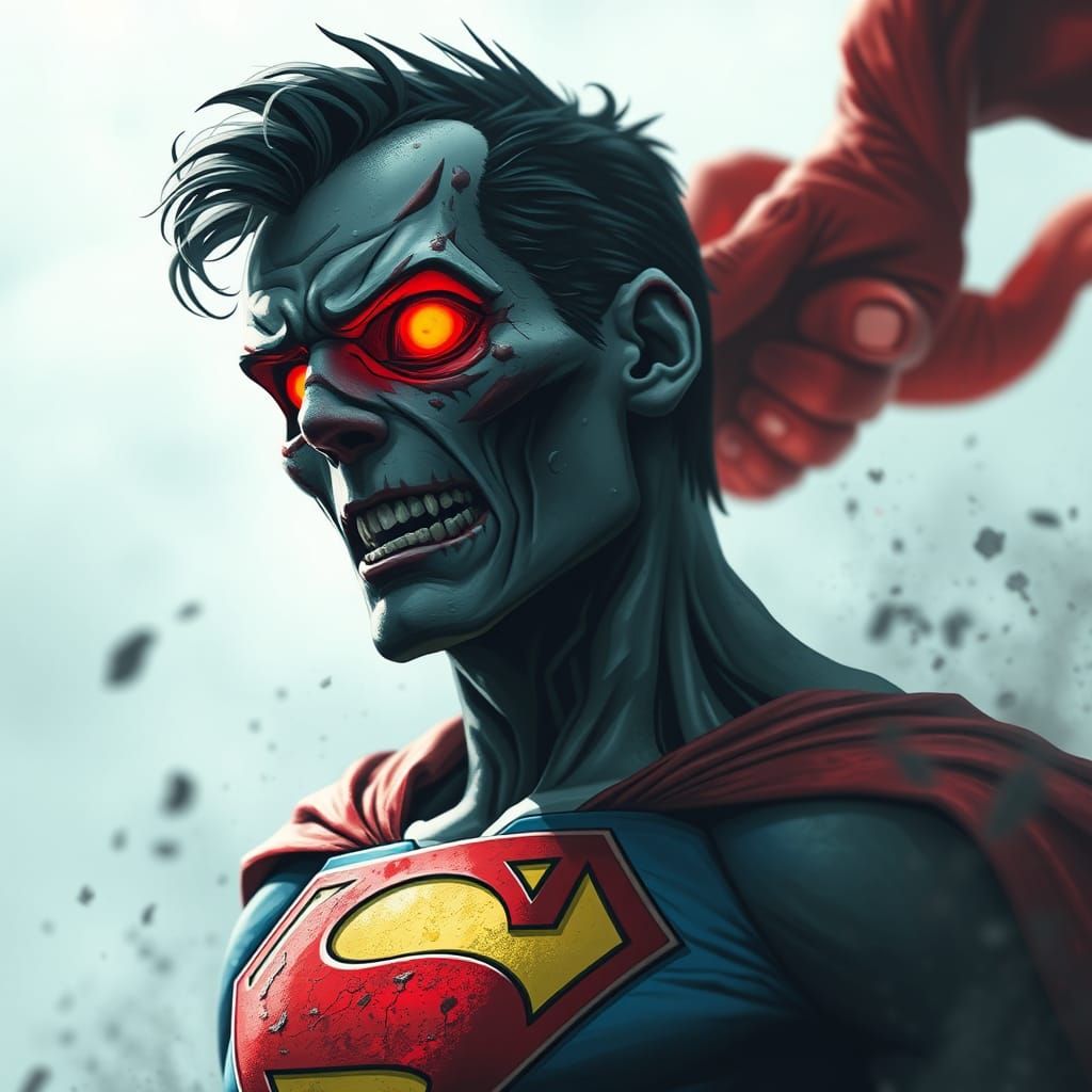 Superman as a Zombie