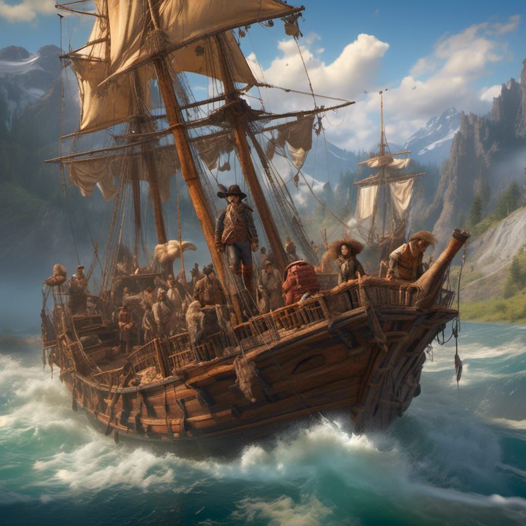 Lewis and Clark Expedition: Dark Fantasy Concept Art