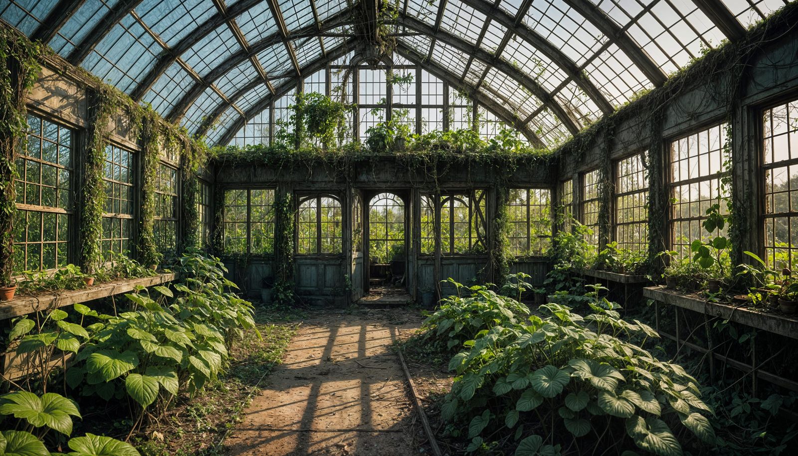 Creepy Old Greenhouse