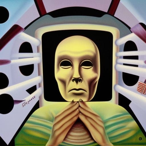 1950s Alien Abduction Propaganda Poster