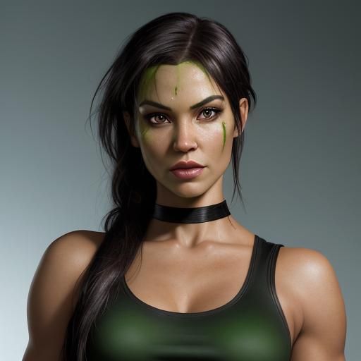Shego as Lara Croft: Professional Portrait