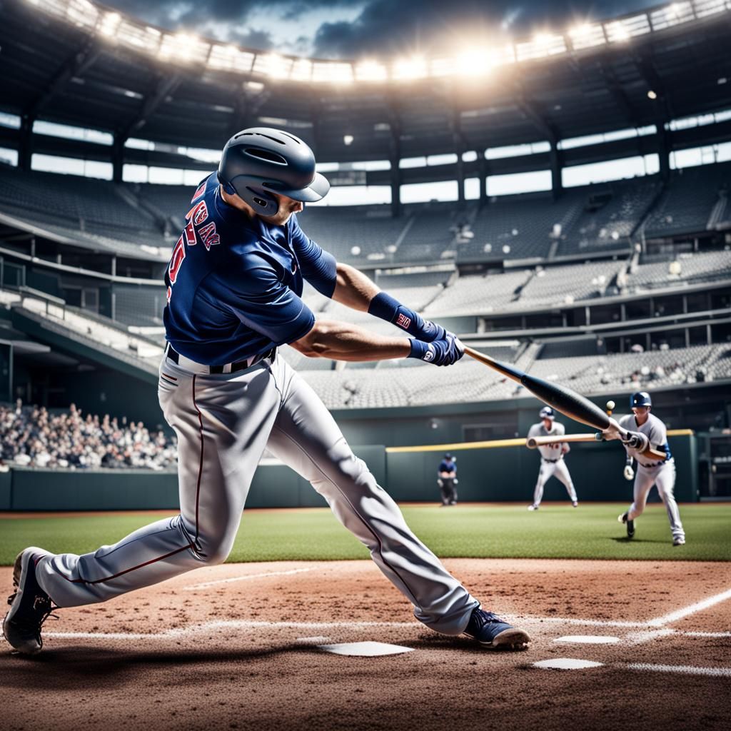 Baseball Grand Slam in HDR Under Armor Style