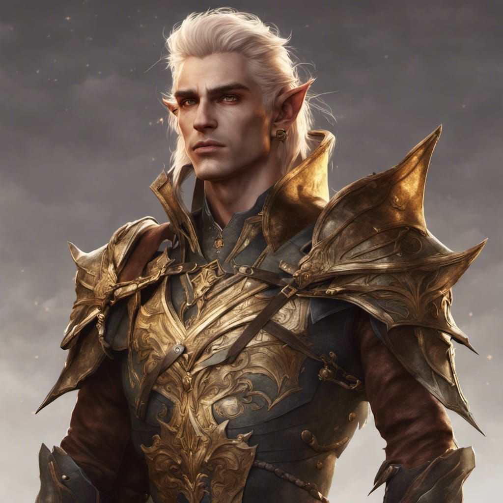 Eladrin Elf Rogue: Fantasy Concept Art