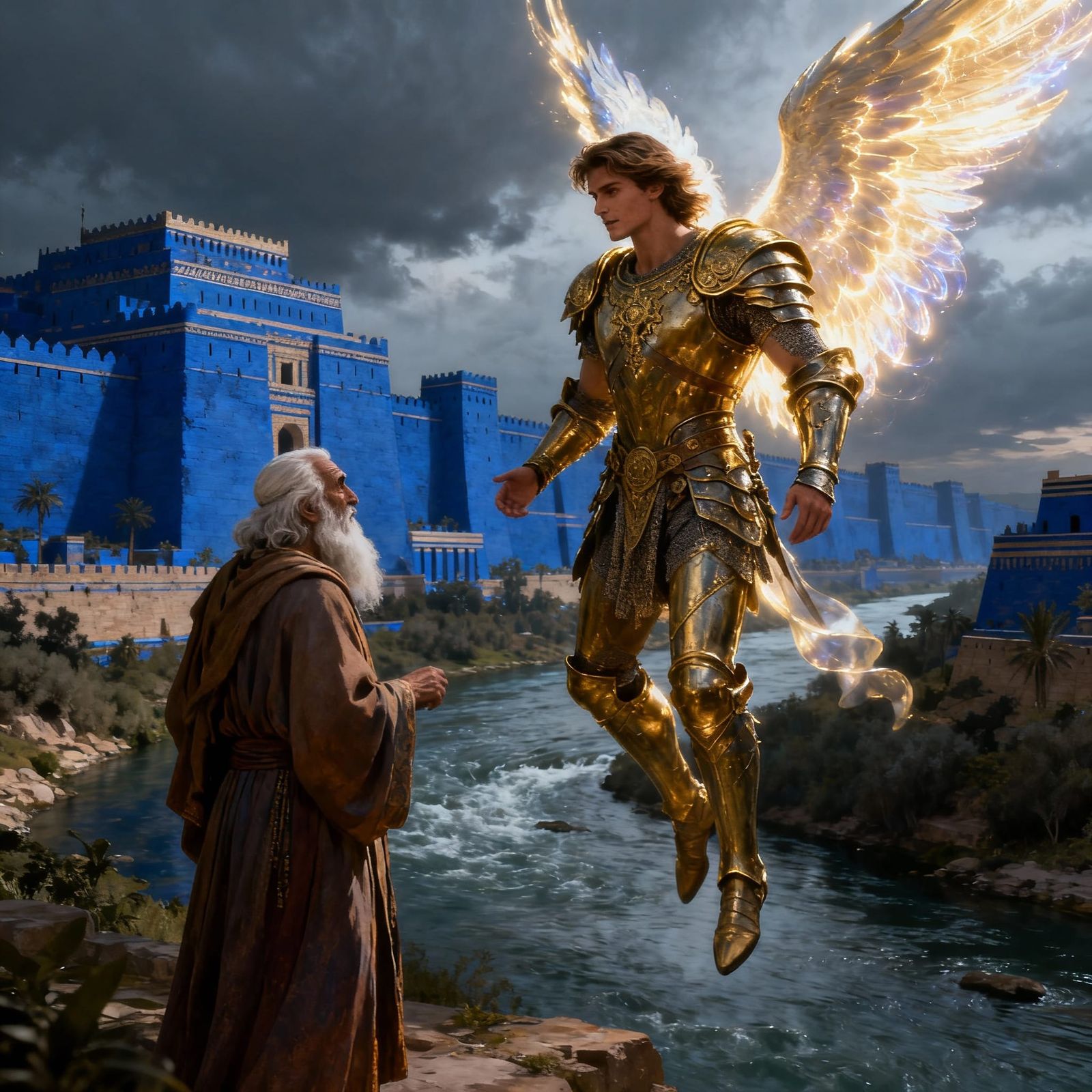 Angel and Sage in Ancient Babylon